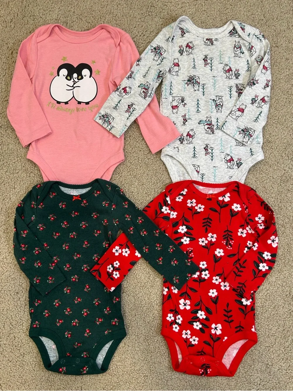 Baby Girl Christmas Holiday Bundle Size 12 Months